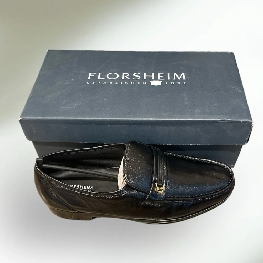 New in Box | Florsheim | Men's Riva Black Loafers Size 12D